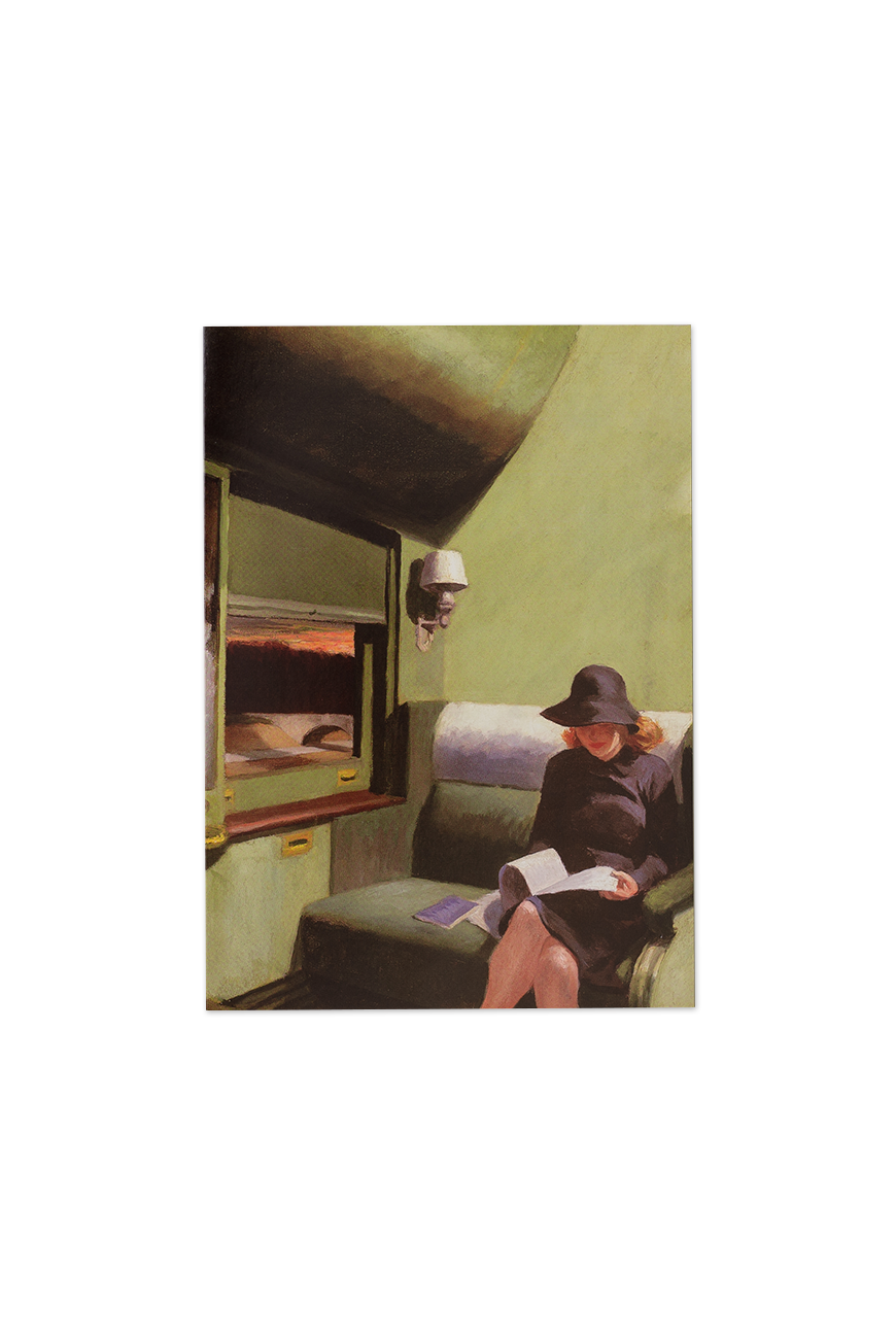 Greeting Card Edward Hopper - Compartment C, Car 293,1938